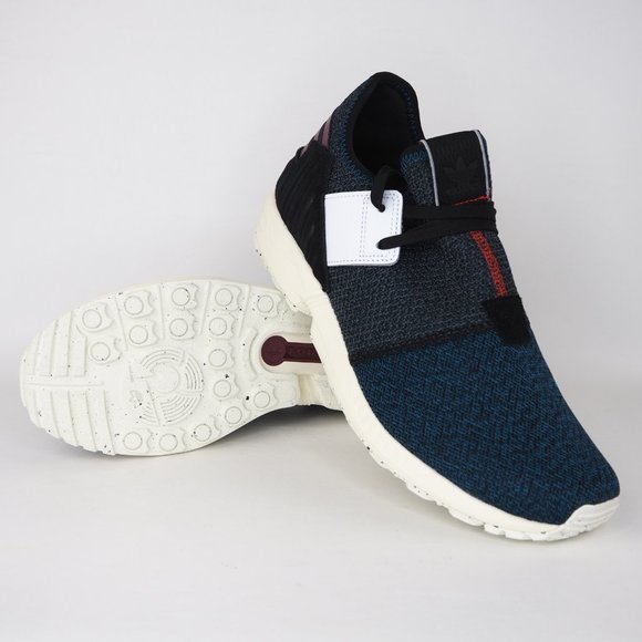 Adidas ZX Flux Plus Mens Shoes Black - Picture 11 of 12